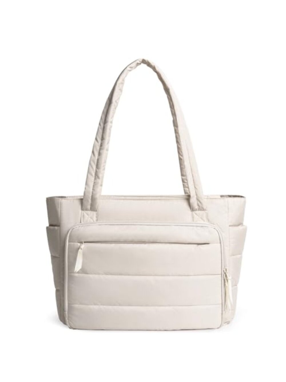 Puffy Quilted Laptop Tote Bag for 15.6" Laptop Teacher Bag